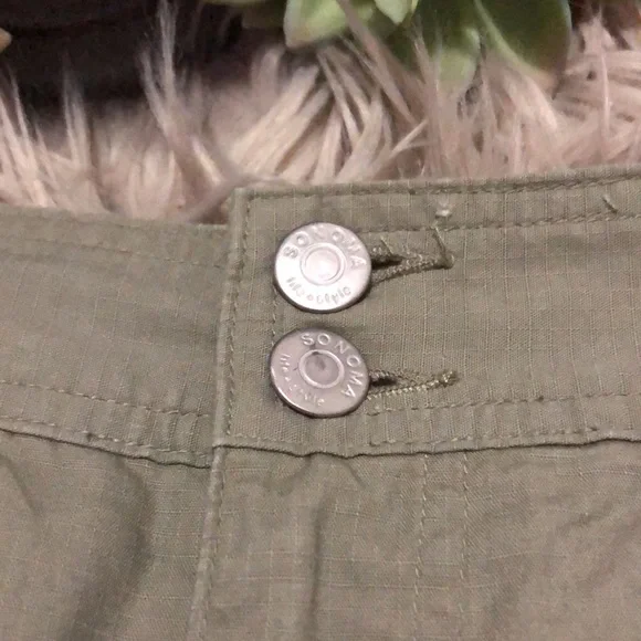 Sonoma Life + Style Skort-Sz 14-Olive Green-Cotton - Picture 3 of 16